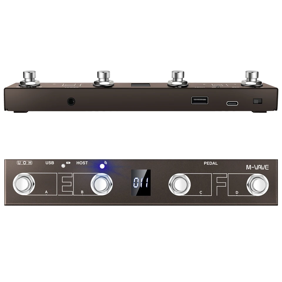 M-vave Chocolate Plus Programmable MIDI Controller 4 Buttons