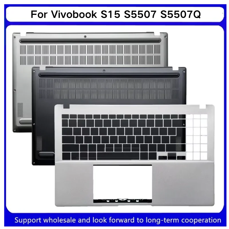 

New For Kailxuling Vivobook S15 S5507 S5507Q Upper Case Palmrest Cover / Bottom Case Base Cover / 6070B2333722