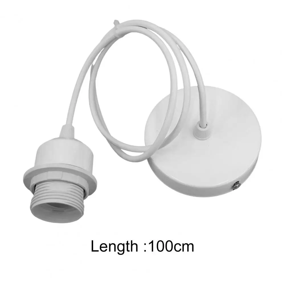 E27 Lamp Holder Iron LED Lamp Base Corrosion Resistant Control Light E27 LED Light Bulb Base Replacement Lamp Holder