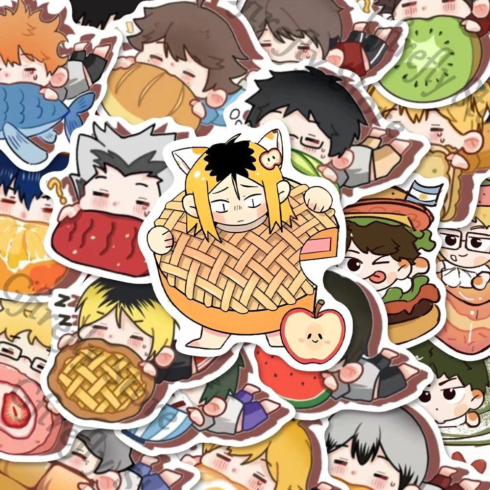 Pinup Picture Q الإصدار 63 ورقة العلامات Haikyuu!! تزيين ملصق الرسوم المتحركة المقاوم للماء هدية Ambitus Kozume Kenma #2