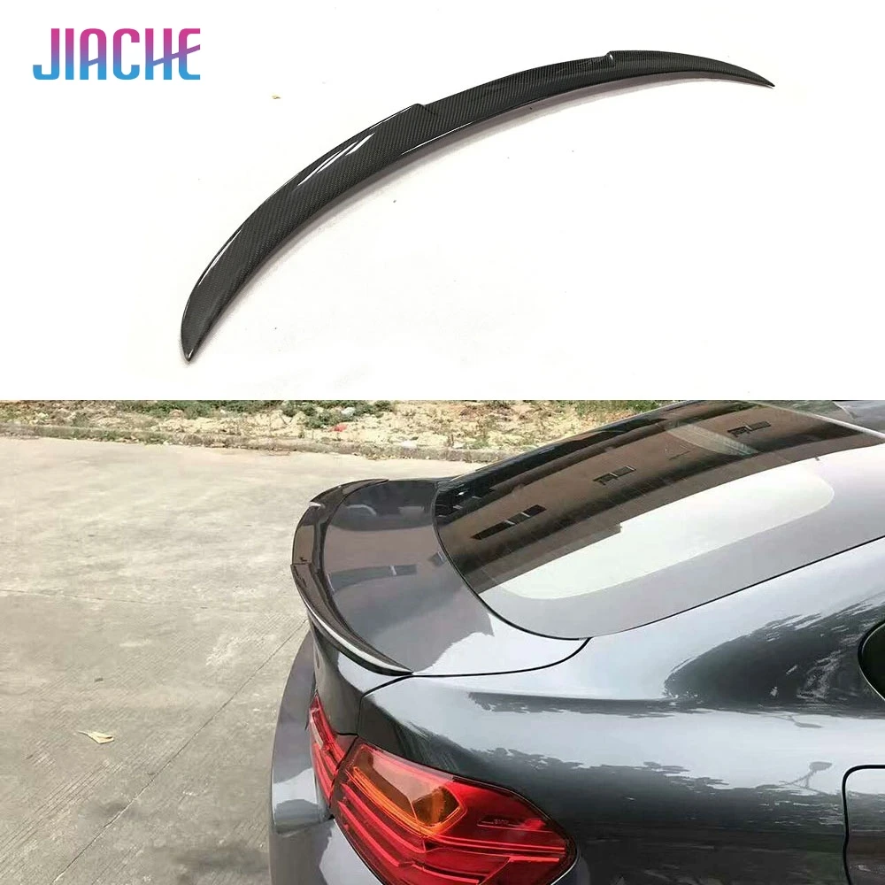 

For BMW 4 Series F36 420i 420d 428i 435i Sedan Carbon Fiber Rear Trunk Spoiler Wing Not Fit Coupe 2014 2015 2016 2017 2018 2019