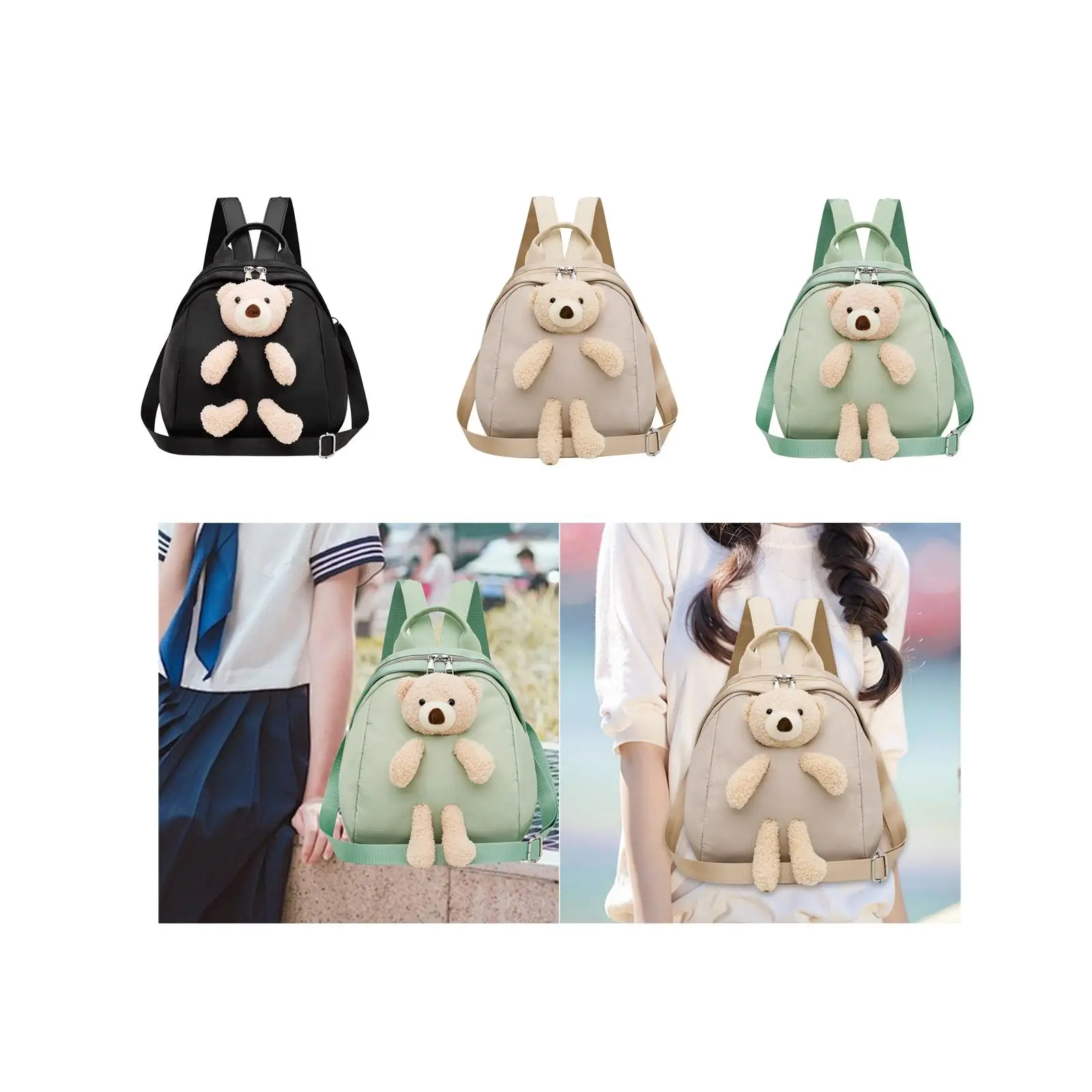 กระเป๋าเป้สะพายหลังลายการ์ตูนสำหรับผู้หญิง tas ransel MINI สำหรับวันหยุดสำนักงานถนนการช็อปปิ้ง