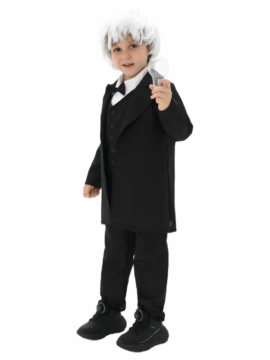 أزياء الهالوين المخترعة إديسون أداء الحضانة الاسمية المرحلة الزي ملابس تنكرية ملابس مهرجان الأطفال