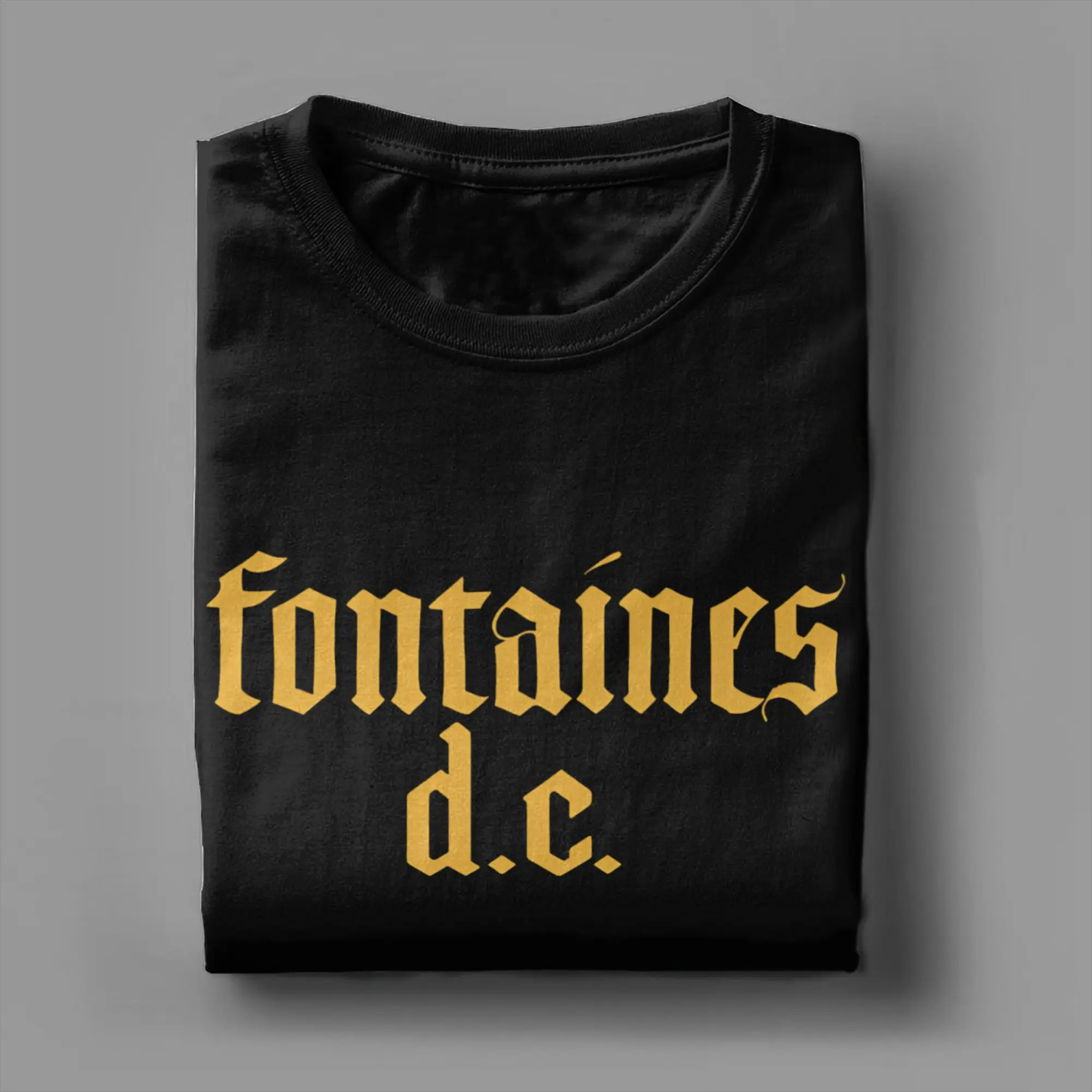 フォンテーヌズDCロマンスアルバムツアーTシャツ メンズ カジュアル 純綿 ラウンドカラー 半袖Tシャツ プラスサイズ トップス