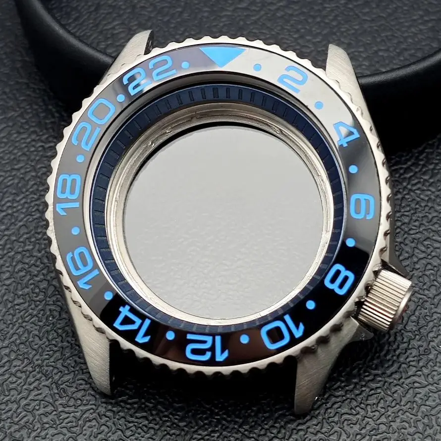 

42mm High-quality Men's Watch Steel Black/Gold/Silvery/Rose gold Case Fits NH35 NH36 Movement Case Watch Accessories Sapphire