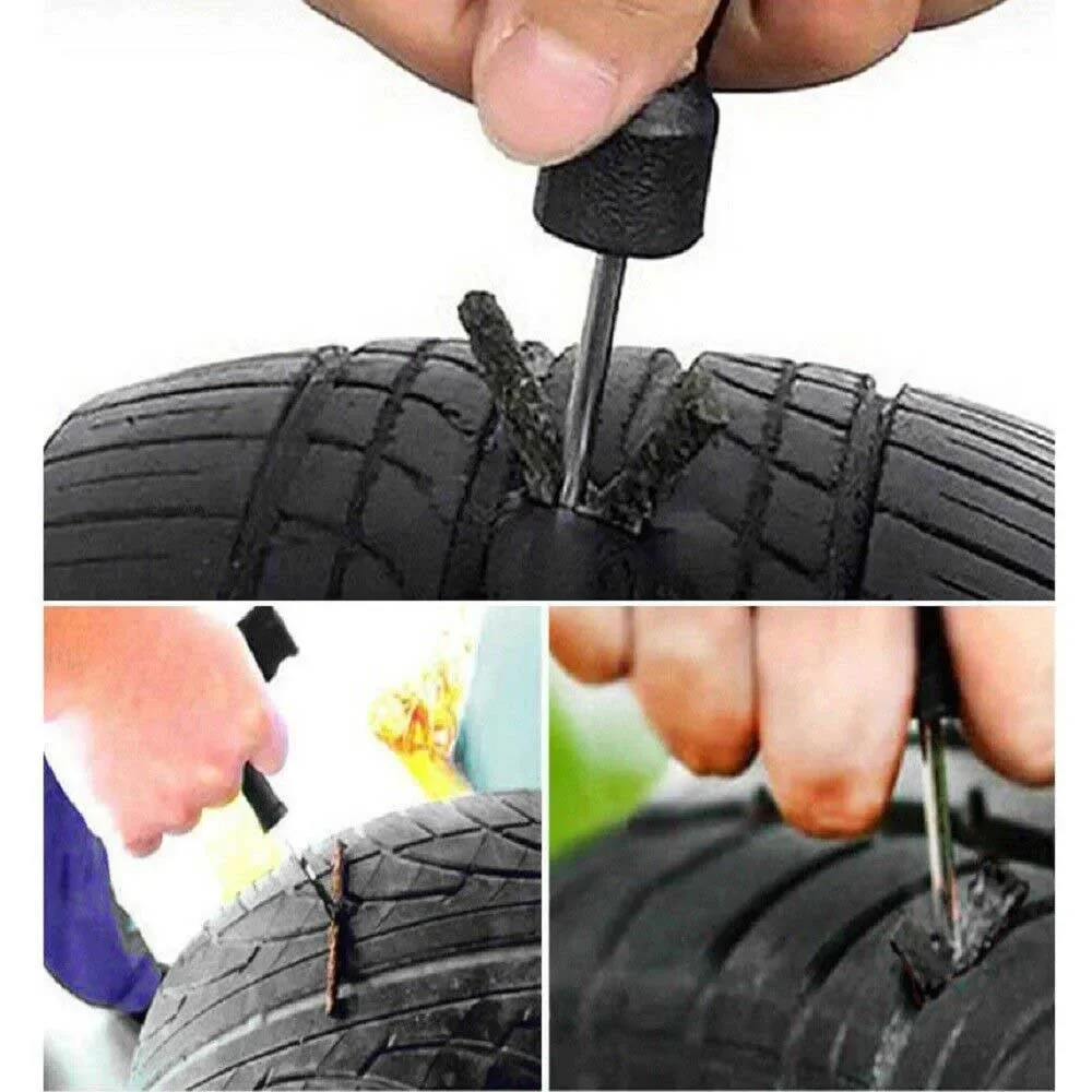 20Pcs Tubeless Tyre Tire Puncture Repair Kit Strips Plug Bike Van Car Truck Fast Tire Repair Strip Brand New And High Quality