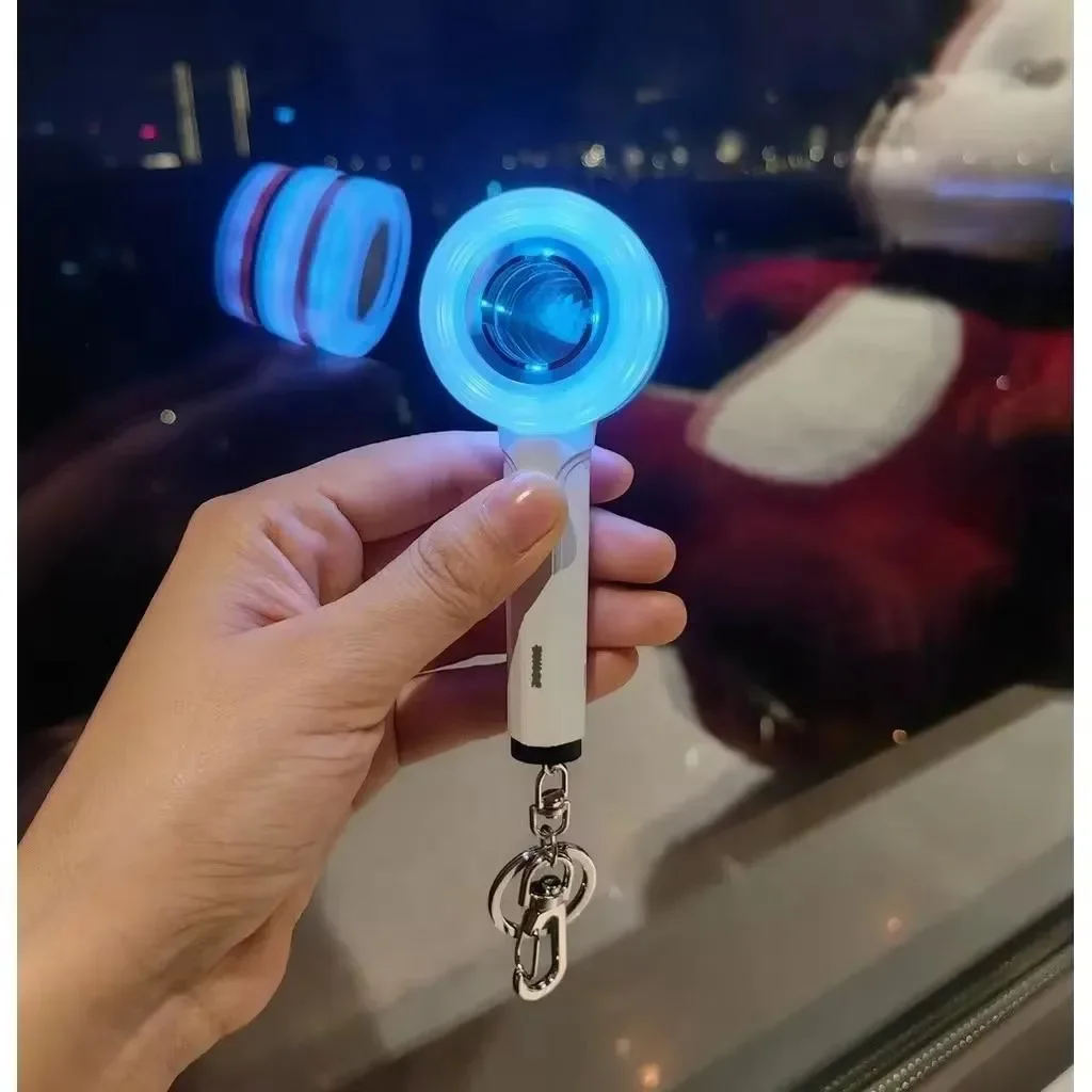 Kpop Idol TW Mini Lightstick Key Ring CANDYBONG Z Glow Stick Keychains Pendant ONCE Gift