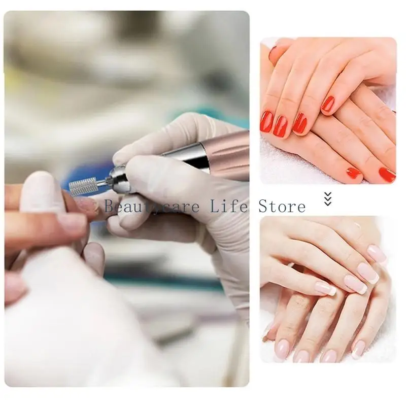 652C Nagelhautpflege, Wolframkarbid-Nagelbohrer, professionelles Pediküre-Bohrer-Aufsatzwerkzeug für elektrische Nagelfeilen