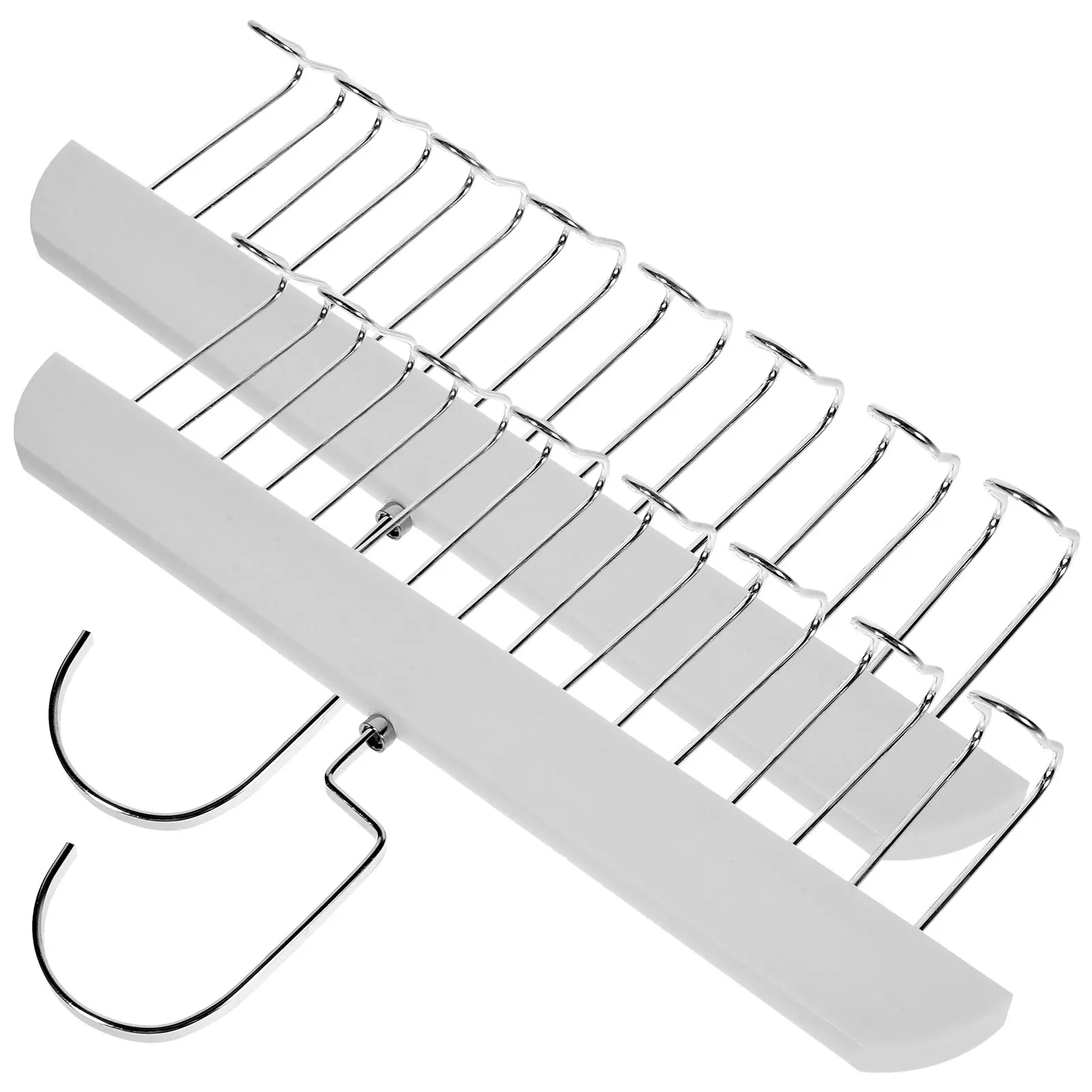 

2Pcs Space Saving Hanger Closet Organizer Bra Underwear Socks Multi-Use Plastic Storage Rack Tank Tops Hanger Bra Storage