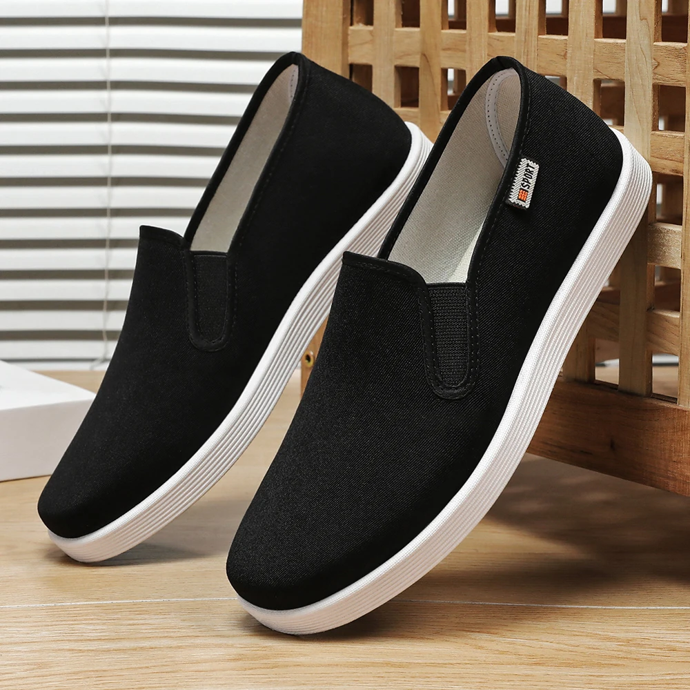 New Men Casual Shoes Comfortable Canvas Shoes Walking Running Sneakers Mens Breathable Non-slip Cloth Shoes Zapatos Deportivos