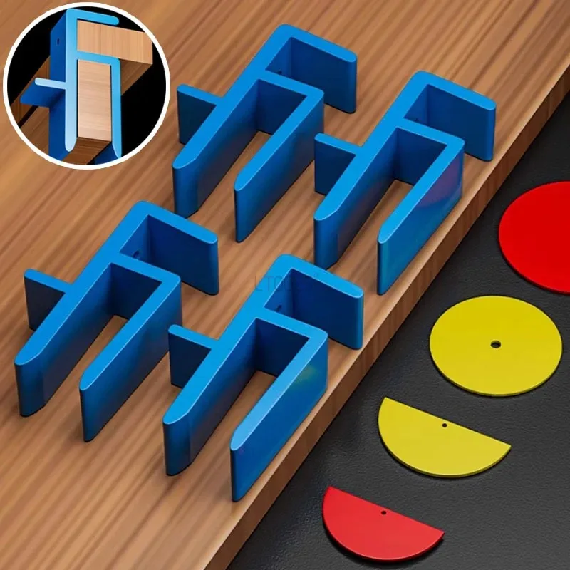 Carpintaria Jigs Fixação Clip Guarda-roupa Fechando Board 1618 mm Carpintaria Fixed Clamp Tool Madeira Marcação Fixture