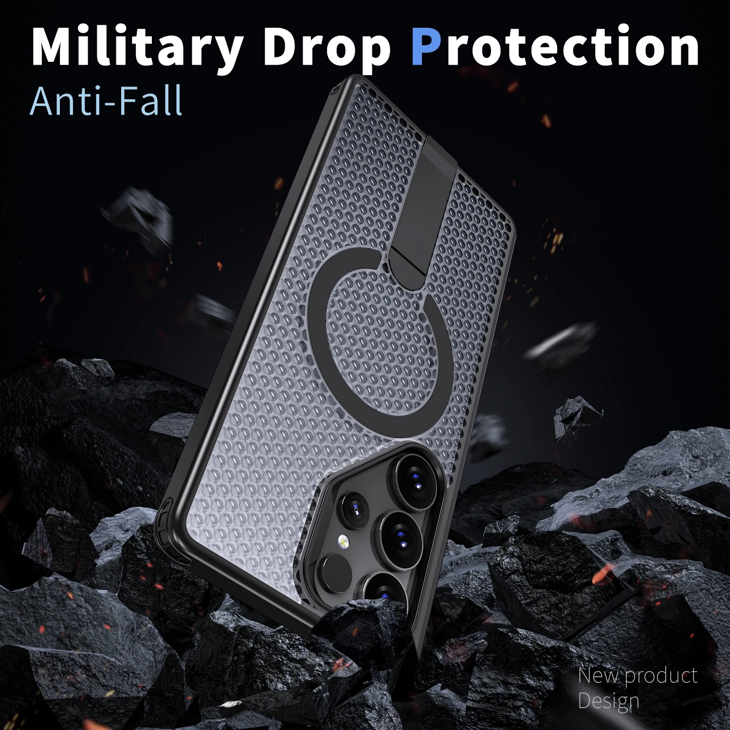 Дышащий чехол-держатель с магн – обзор и цена Heat Dissipation Mesh Breathable Case