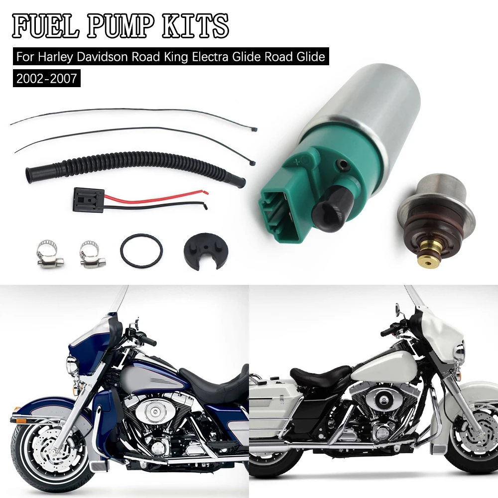 For Harley Davidson Road King Electra Glide Road Glide 2002 2003 2004 2005 2006 2007 Motorbike EFI Fuel Pump Kits