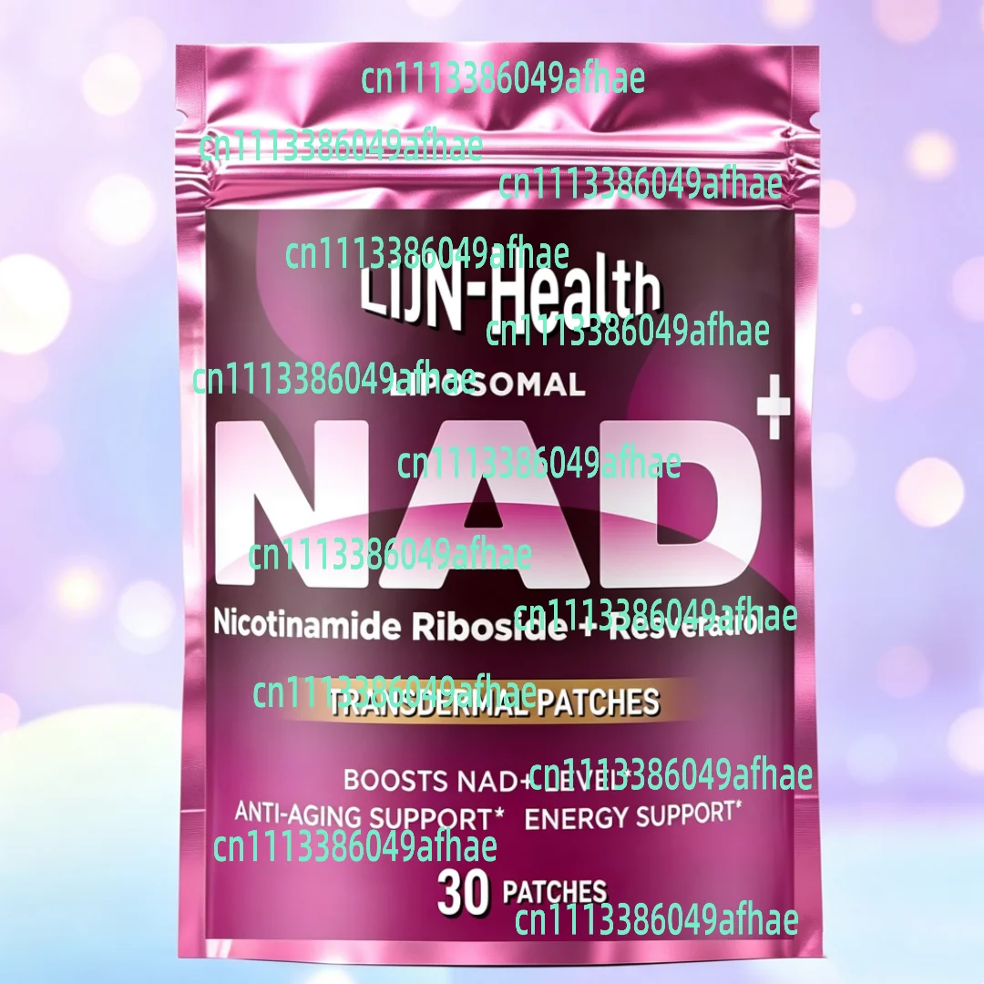 30 Patches Nad Transdermal Patches With Resveratrol Quercetin & Grape Seed Support Brain Support, Antioxidant