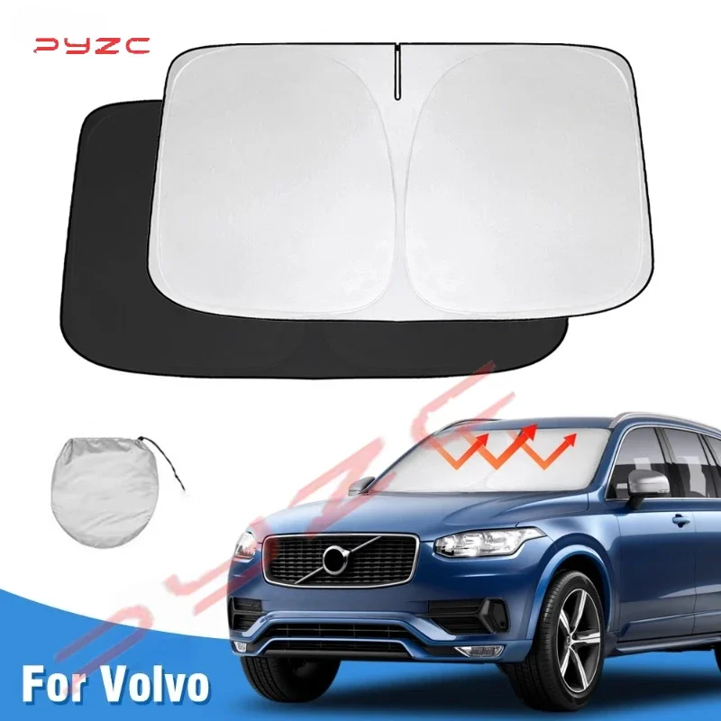 

Windshield Sun Shade for Volvo XC90 Accessories Sunshade Window Sun Visor Protector Foldable Blocks UV Rays Keep Your Car Cooler
