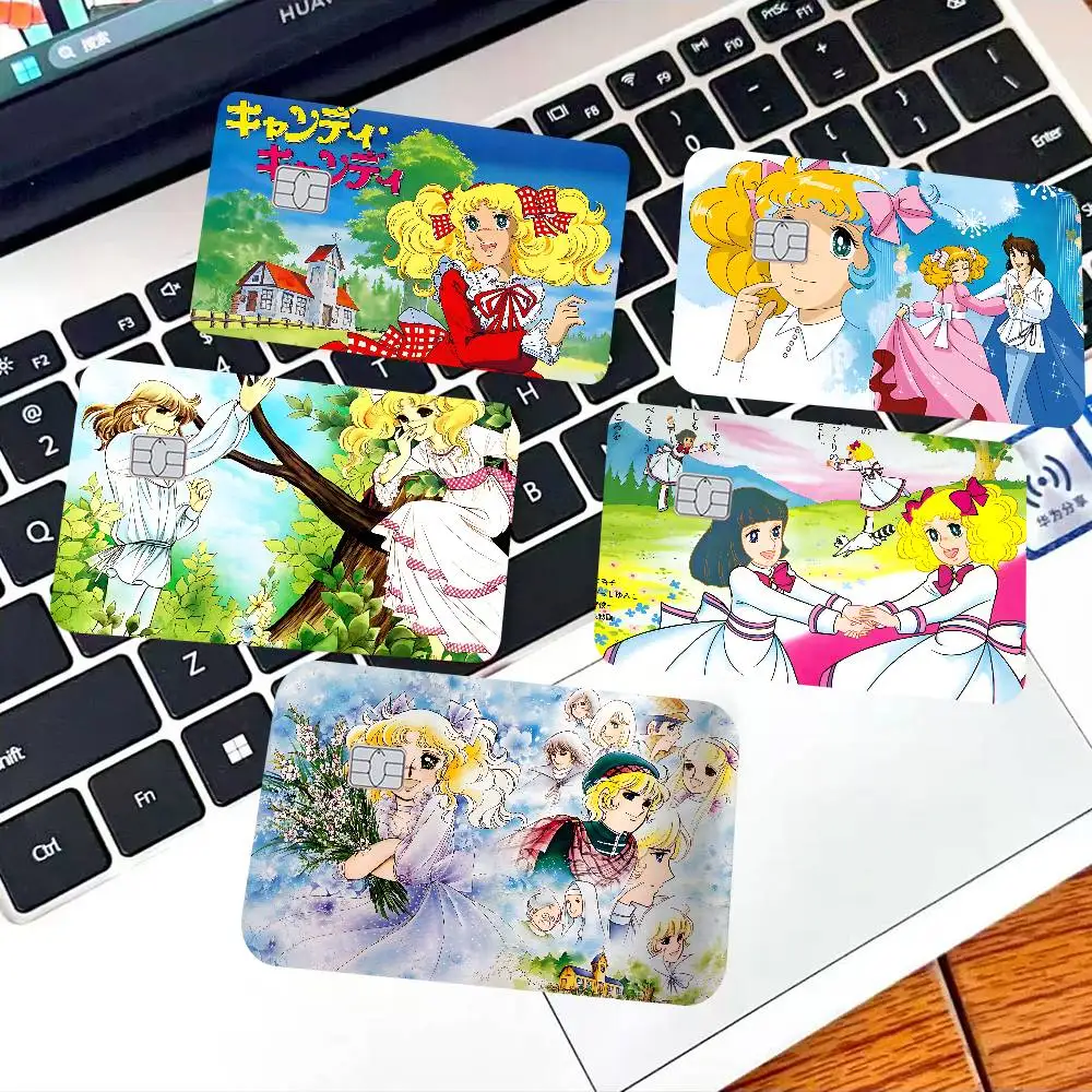 Anime C-Candy Anmie Sticker Film Skin Cover for Credit Card Debit Bank Card Front