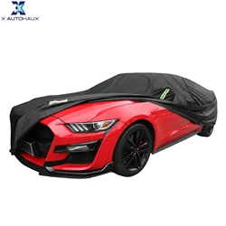 X Autohaux SUV Car Cover for Ford for Mustang GT/Bullitt/ECOBOOST 1994-2021 Waterproof All Weather Protection with Zipper 210Dpu