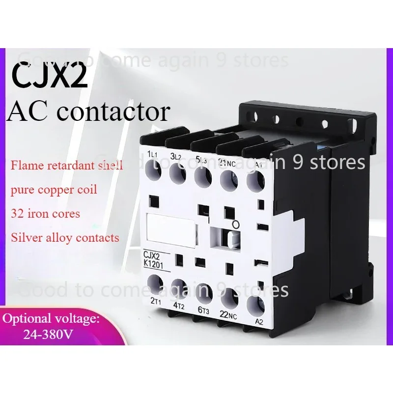 Контактор постоянного тока CJX2K1201Z, электромагнитный контактор LP1K1201, напряжение 110В DC, 48В DC, 36В DC, 24В DC, 12В DC, 220В