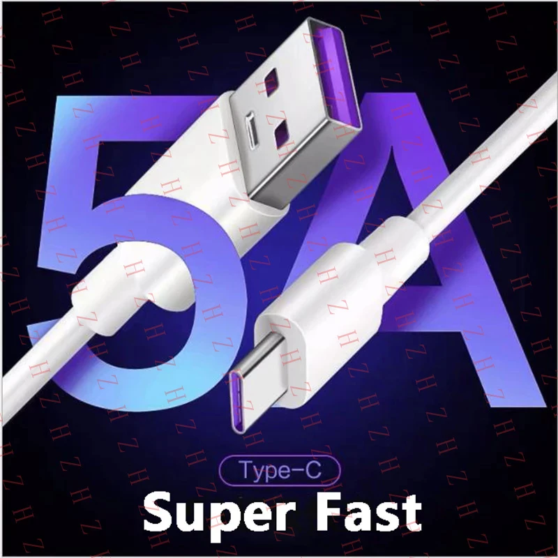 

Кабель для передачи данных и зарядки U+ 5A USB-C Type C для Samsung, Huawei, Xiaomi, высокоскоростной, 1 м【Минимальный заказ: 10 шт.】