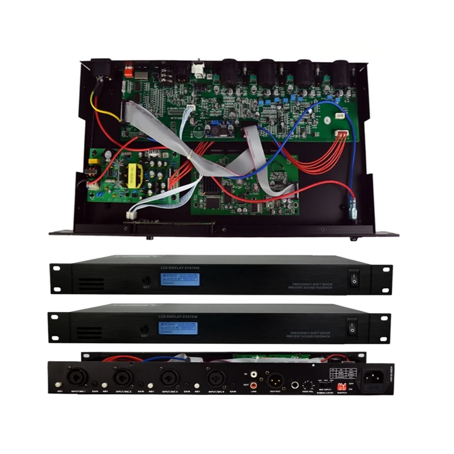 

Professional high-quality 4-channel automatic digital feedback suppressor