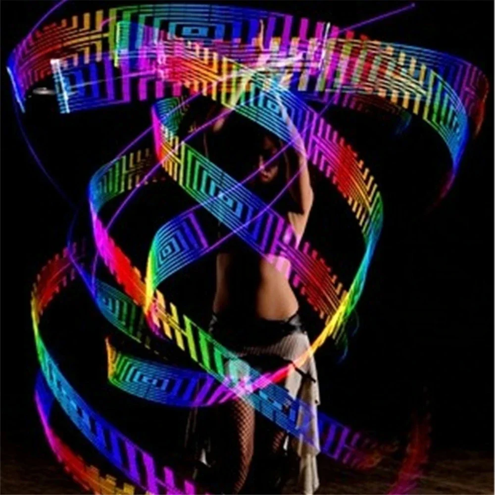 22 سنتيمتر Led بكسل الملونة Poi مصباح LED العروض القابلة للبرمجة العصي USB الرسم حفلة مرحلة عرض Nunchakus مع البرمجيات الحرة #2