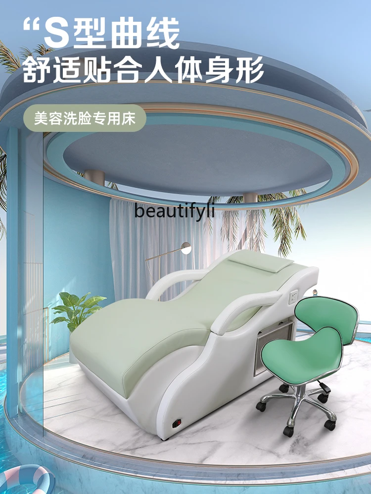 Face Washing Bed Facial Bed Ear Cleaning Bed Solid Wood Massage Couch Physiotherapy Bed