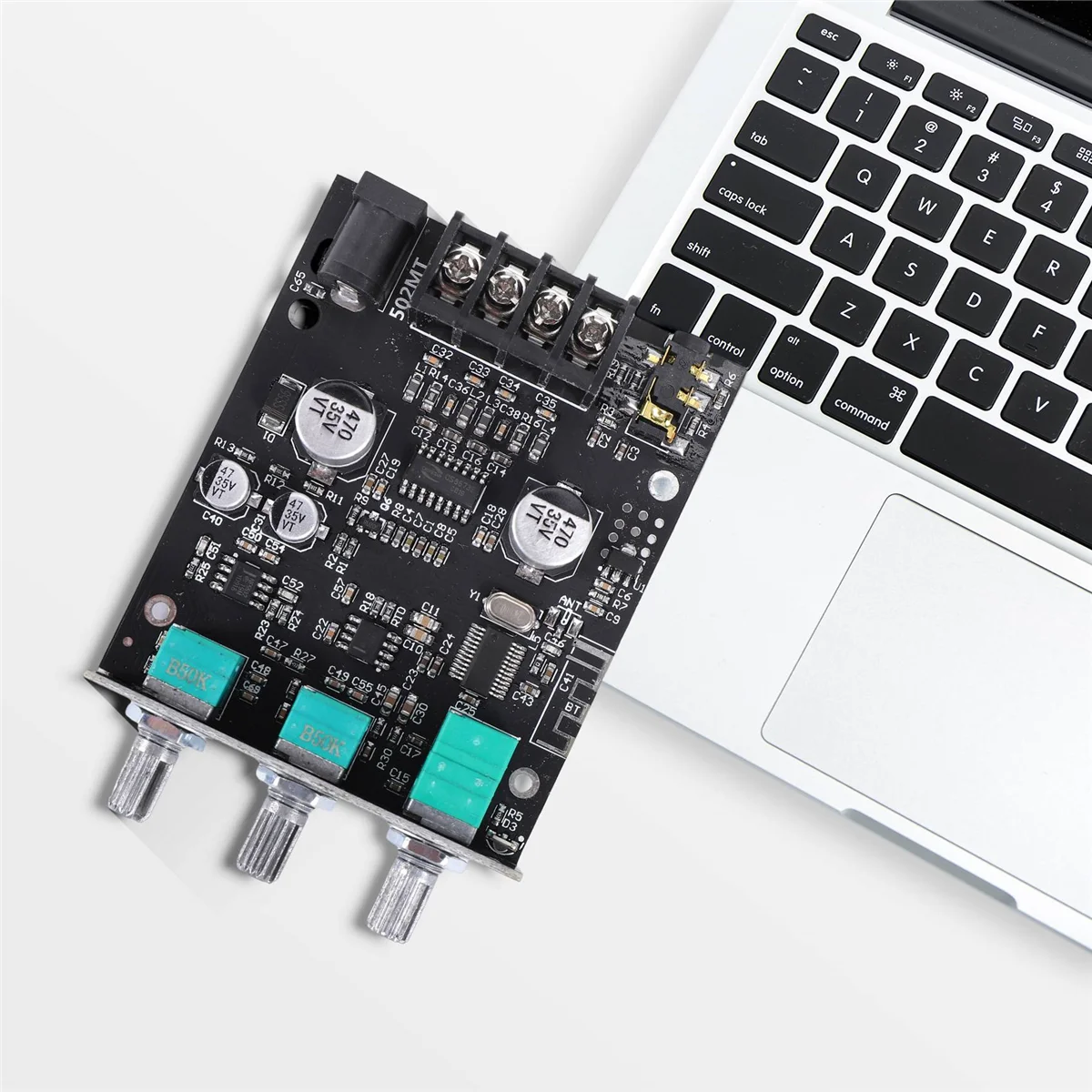 

Y02AZK-502MT Bluetooth 5.0 Subwoofer Amplifier Board 2.0 Channel High Power Audio Stereo Amplifier Board 2X50W Bass AMP