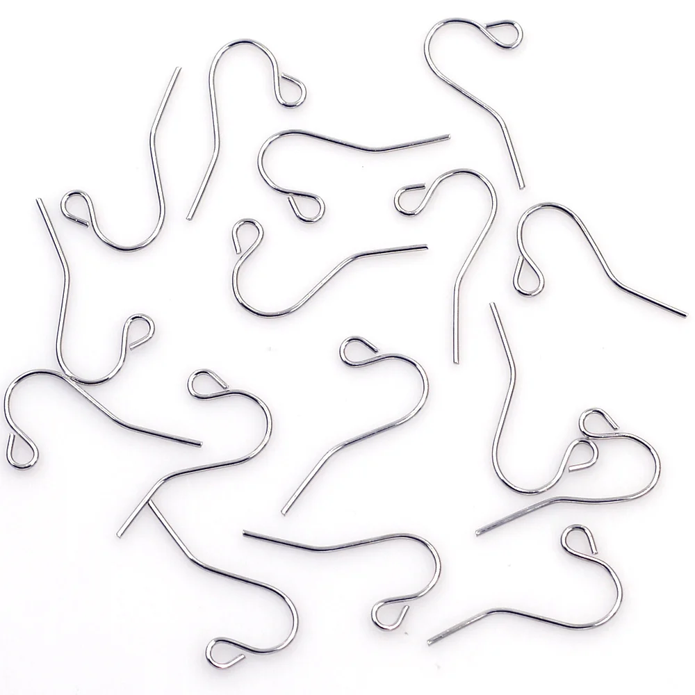 Free Shipping 12000Pcs Silver Tone Ear Wire Hooks Earring Jewelry Making Findings Charms Wholesale 20x10mm