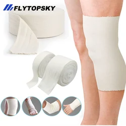 1 Roll Compression Tubular Bandage for Legs and Knees,Reusable Elastic Bandage Sleeve for Ankles and Elbows,Thigh, Arm Support