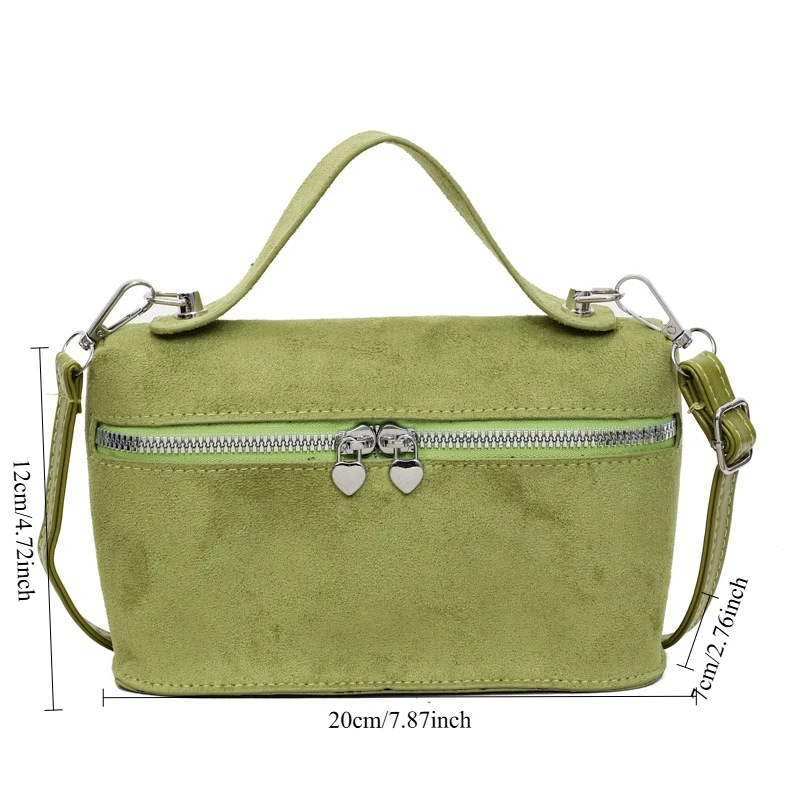 Winter Autumn Premium Suede Crossbody Bags Retro Vintage Messenger Bags for Women Fashion Texture and Versatile Shoulder Bags view 6