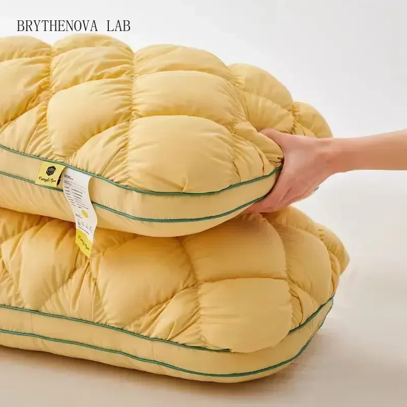 1Pcs Crispy Pineapple Bread Pillow Neck Protection Sleep Aid Household Decor Pillows Core Breathable Wicking Soft Inner
