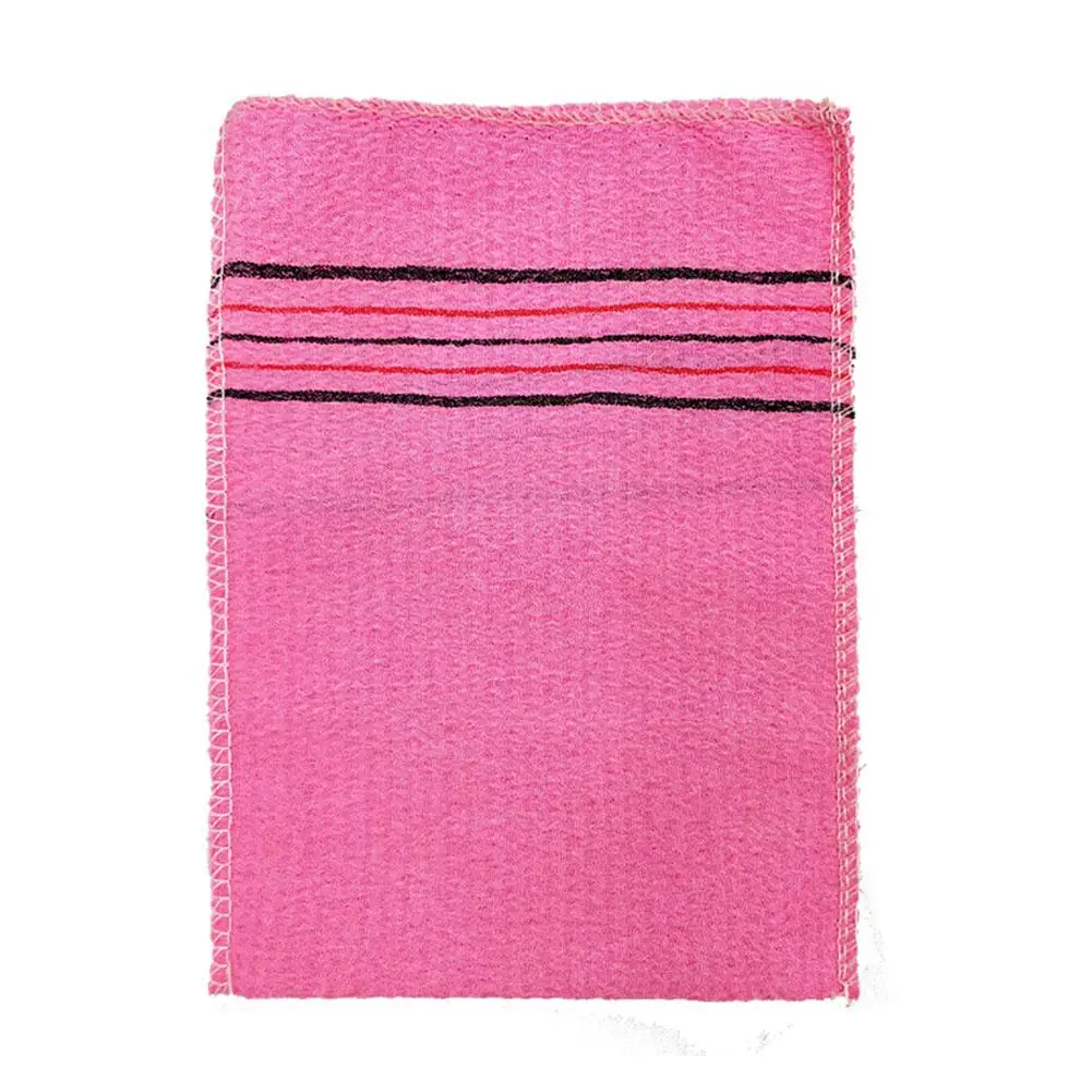 Exfoliërende Baddoek Body Scrub Douchehanddoek Draagbaar Voor Volwassenen Grofkorrelborstel 150d Fijn Zand Badhanddoek J0u0