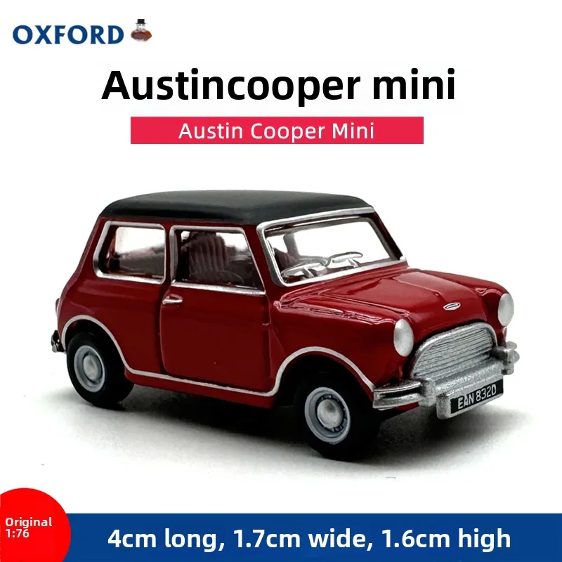 

Литой под давлением OXFORD масштаб 1:76, Остин Купер, мини-модель автомобиля из сплава, Коллекционная игрушка, подарок, сувенир, демонстрационный орнамент