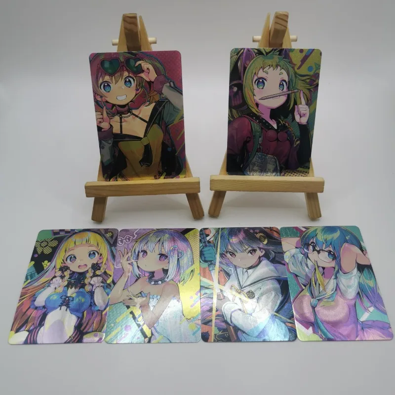 6 Pz/set Anime Girl Carta Kawaii Dohna Dohna KIRAKIRA ALyCE PORNO ANTENNA Gioco di Carte Da Collezione Giocattoli Regali di Natale