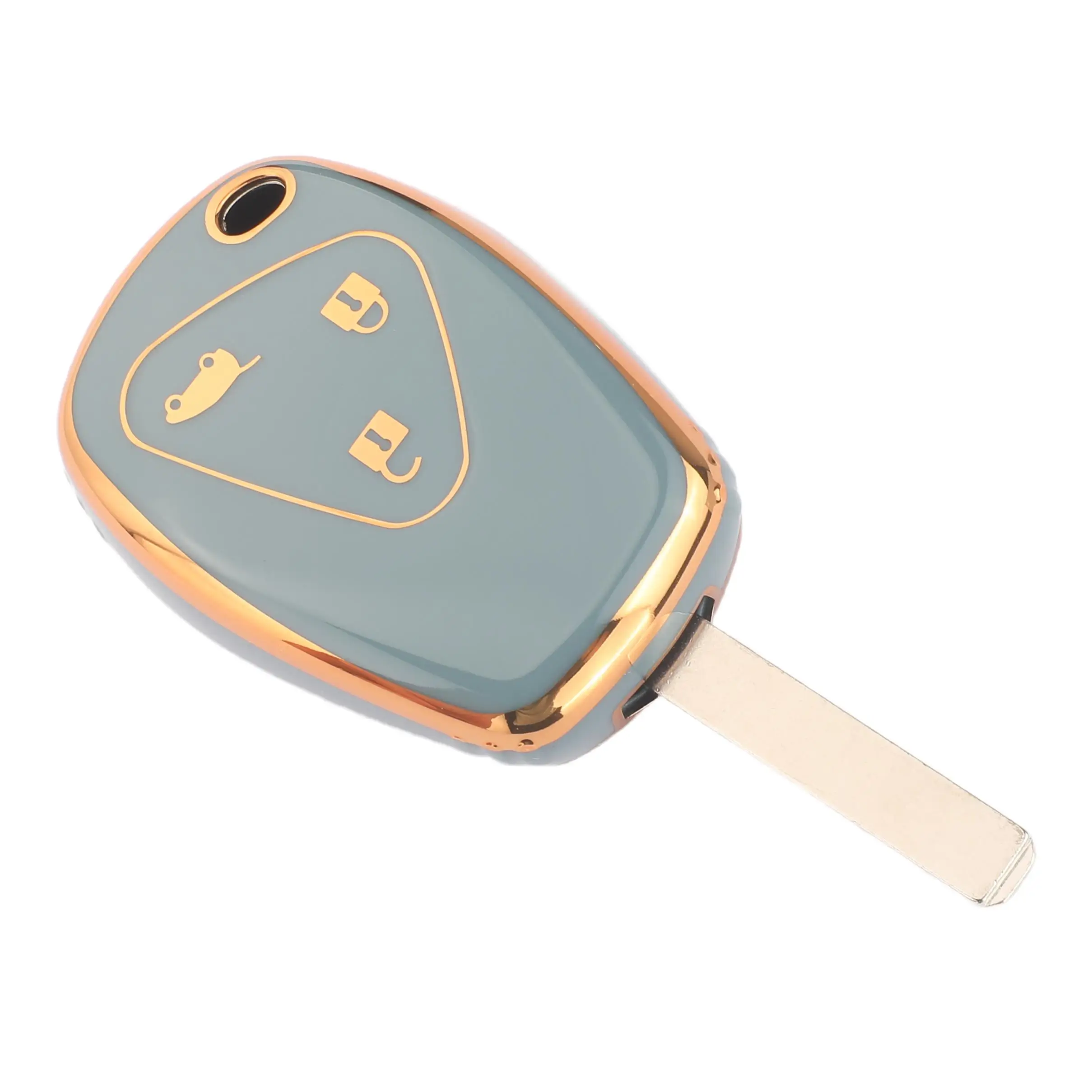 حافظة مفاتيح السيارة الناعمة من مادة البولي يوريثان Jingyuqin لرينو كليو ترافيك توينجو كانجو ماستر مودوس داسيا داستر سانديرو 2/3 BTN ملحقات