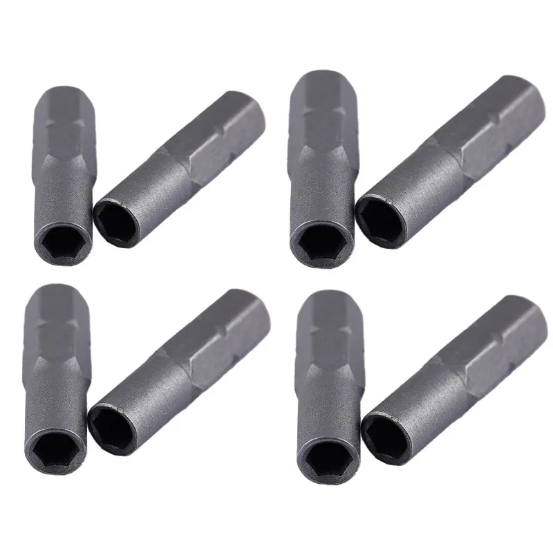 1 szt. 6.35mm 1/4 "wsuwa Adapter do systemu 4mm uchwyt sześciokątny elektryczny śrubokręt Micro bitowy uchwyt Adapter do gniazda