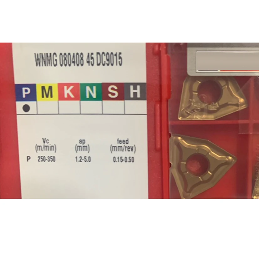 WNMG080404 WNMG080408 WNMG080412 46 43 45 52 86 DC9015 DC9025 Original Carbide Inserts WNMG 080404 080408 WNMG08 CNC Lathe Tools