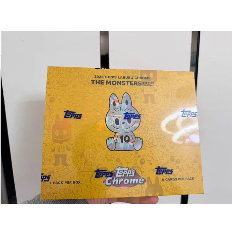 

Topps Genuine LABUBU Chrome Card Topps LABUBU Chrome THE MONSTERS 10th Anniversary Collectible Card Holiday Gift Toys