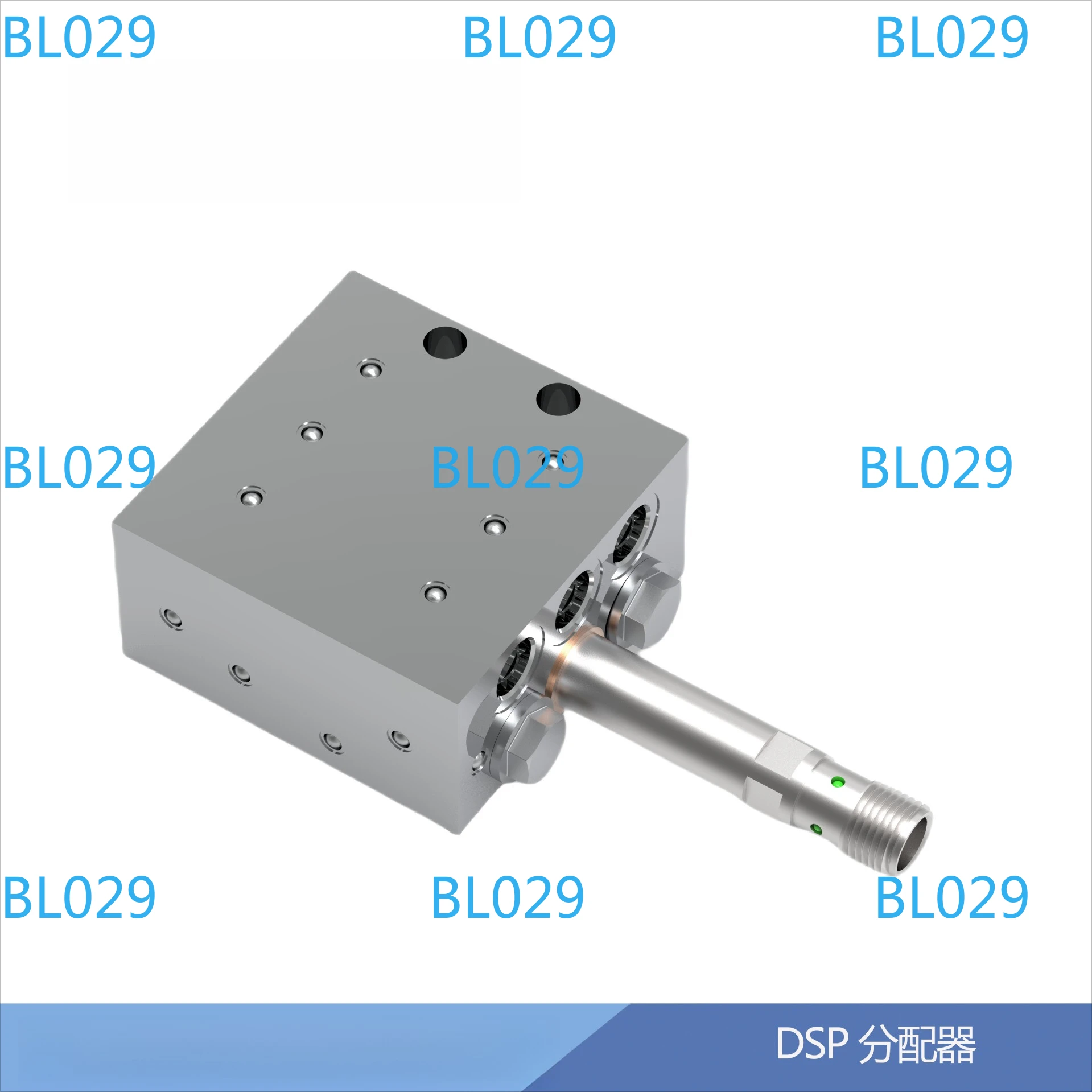 

DSP outlet pluggable integral oil volume butter distribution valve lubrication pump progressive butter distributor