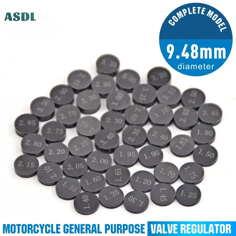 6/10 sztuk motocykl 9.48mm regulowana podkładka zaworu uszczelka Pad dla Yamaha YP400 YP Majesty 400 YZ400F YZ400 YZ426F YZ426 YZ450F YZ450