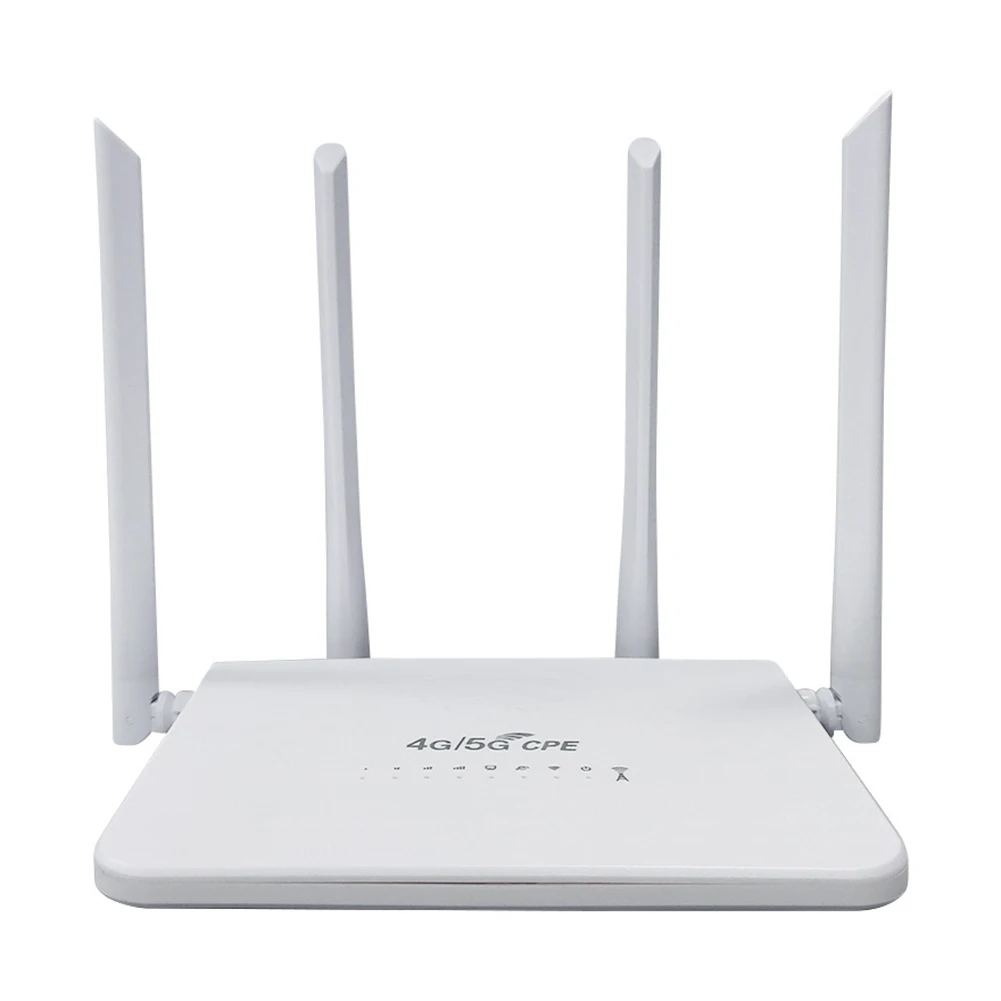 Wireless Modem 4G Router with 4 Antennas 150/50Mbps Wireless Router SIM Card Slot Type-C Charging Large Area WiFi Coverage