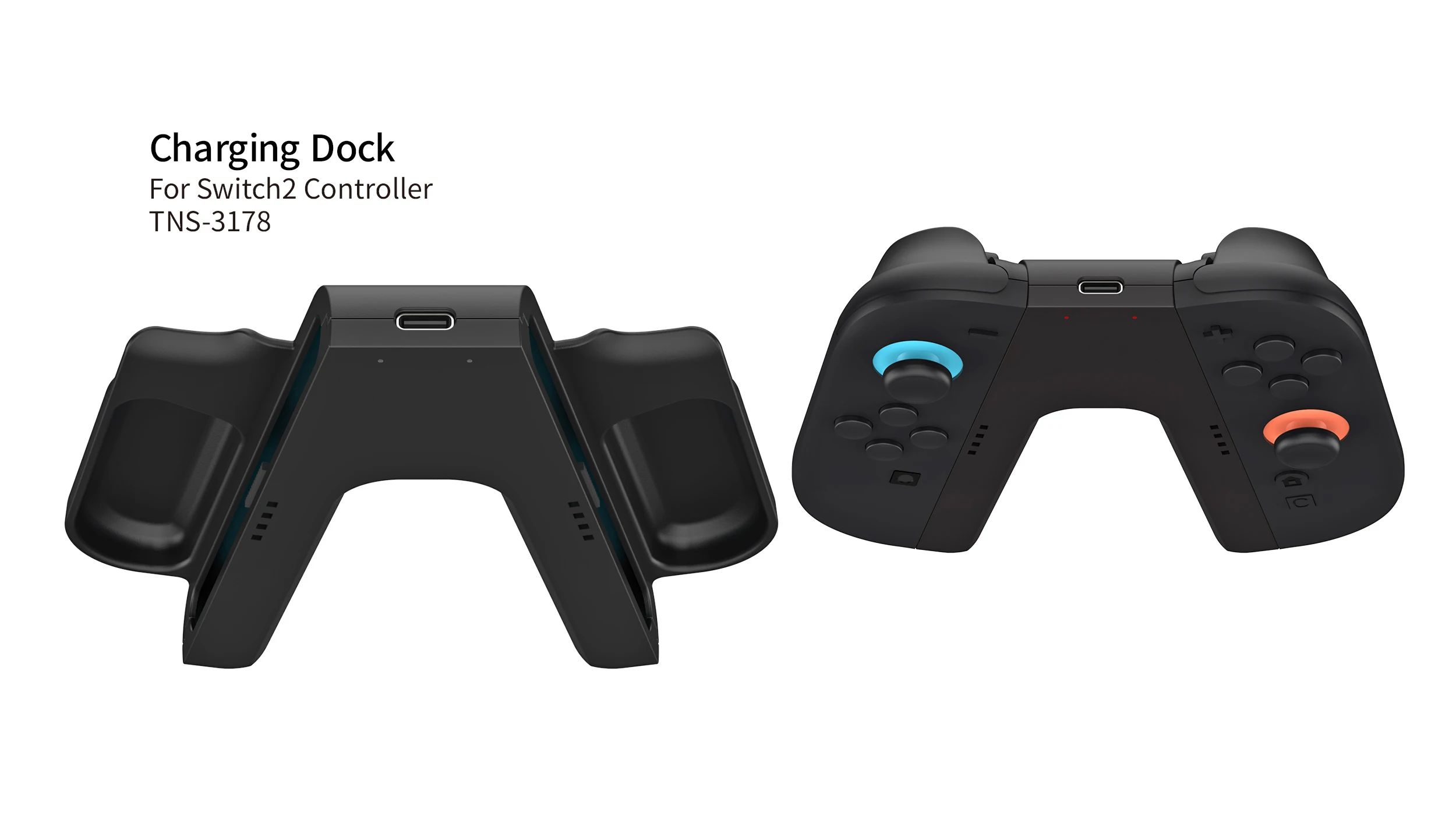 قبضة شحن لنينتندو للتبديل 2 عصا التحكم مقبض قوس شاحن محمول لملحقات نينتندو سويتش