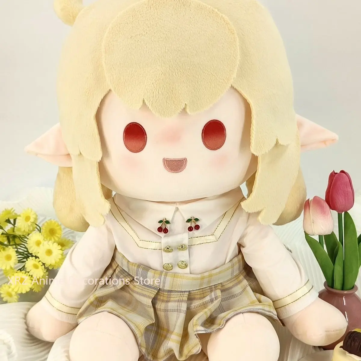

Genshin Impact Klee Plush 40cm Sitting posture Stuffed Cotton Dress Up Pillow Game Peripheral Gifts