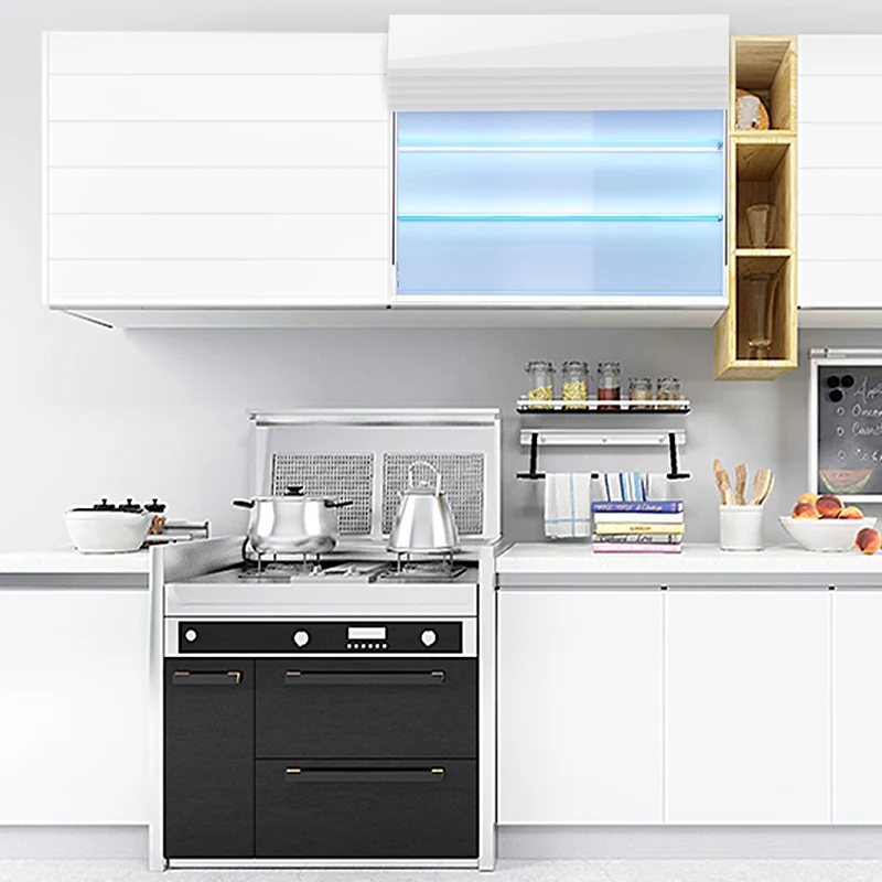 

Electric Louver Curtain with Light Intelligent Induction Touch Lifting Cabinet Doors and Windows