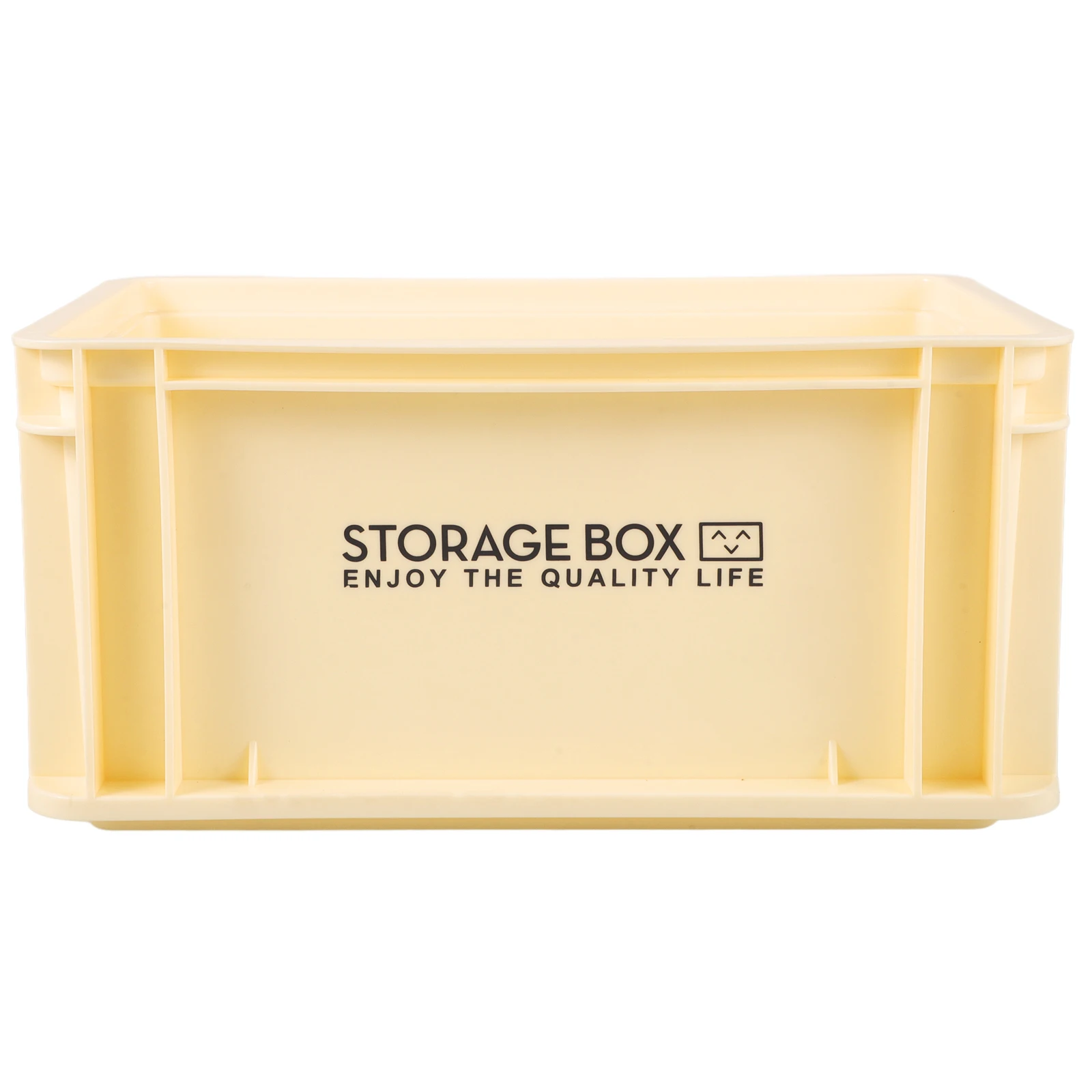 

Desk Storage Box Large Capacity Pen Holder Organizer Plastic Pp Cube Easy Clean Sturdy Material Protective Edges Stable Base