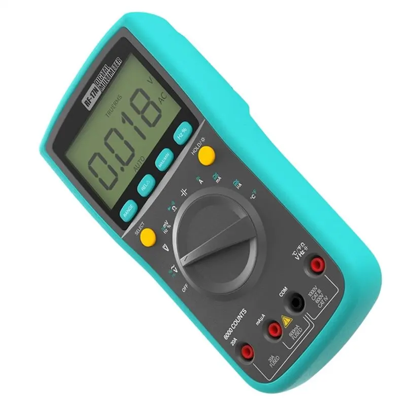 ABRU-RF4 RF-17N Professional Instrument LCD Backlight Display Multi-Function Data Hold NCV AC/DC Digital Multimeter