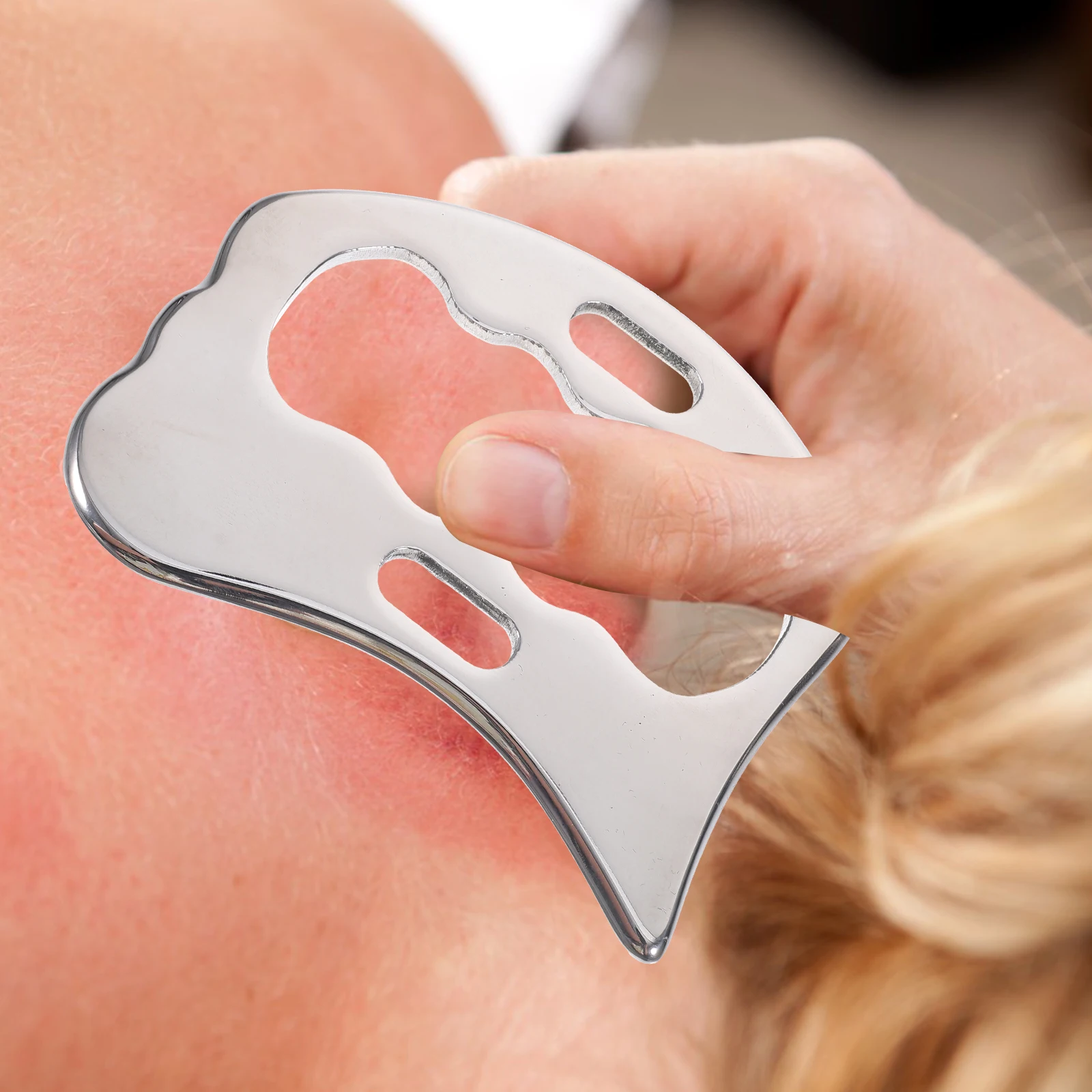 

Scraper Massage Relax Scraping Tool Physiotherapy Guasha Relaxing Stainless Steel for Fitness
