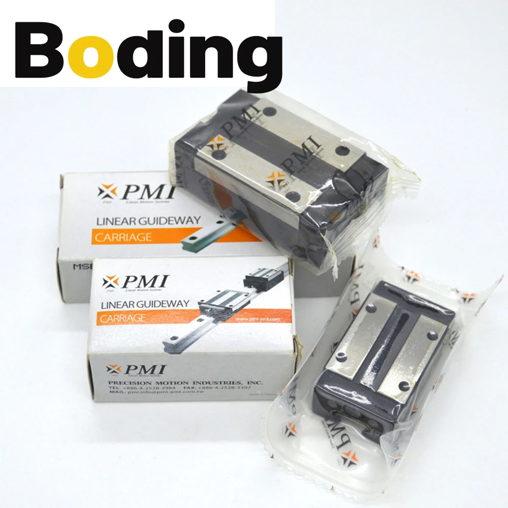 BODING Taiwan PMI MSA20SS Carrello guida lineare con blocco scorrevole MSA20SSSFC per router CNC