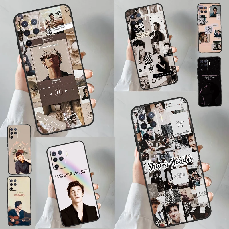 Shawn Mendes Singer Model For OPPO A74 A94 A54 A17 A77 A58 A78 A98 A15 A5 A9 A96 A76 A16 A52 A72 A79 A53S A57S Case