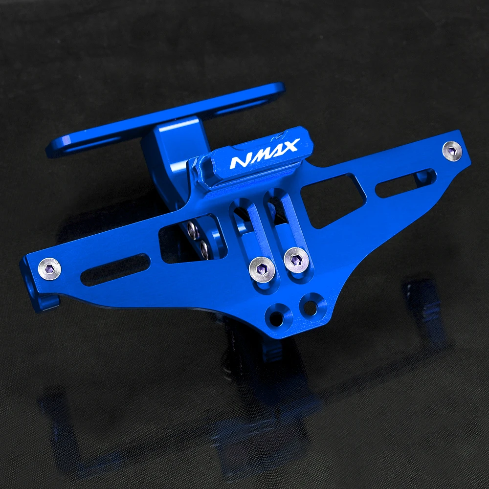 

For YAMAHA N-MAX125 NMAX125 NMAX 125 2020-2022 2023 2024 License Plate Holder Number Plate Frame LED Light Bracket turn signal